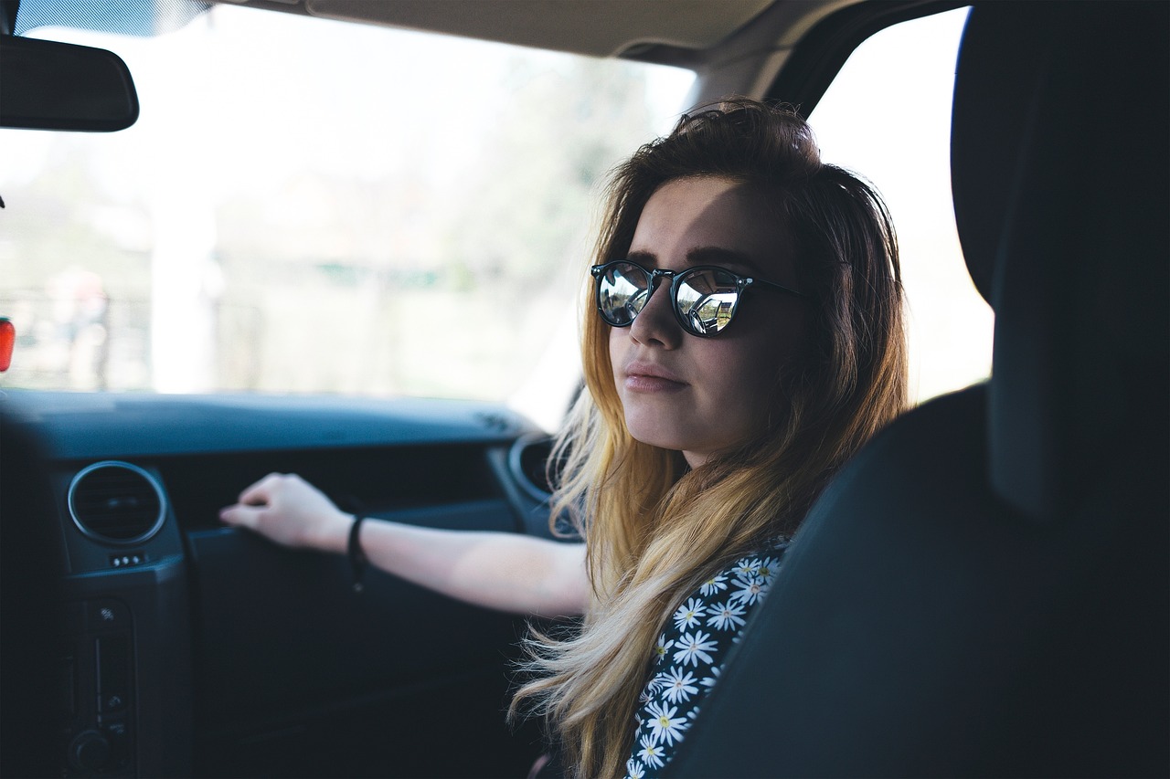 people, woman, car, auto insurance